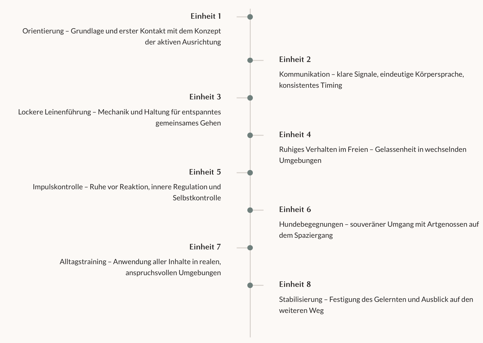 Aufbau Mindful Lead Basic Kurs