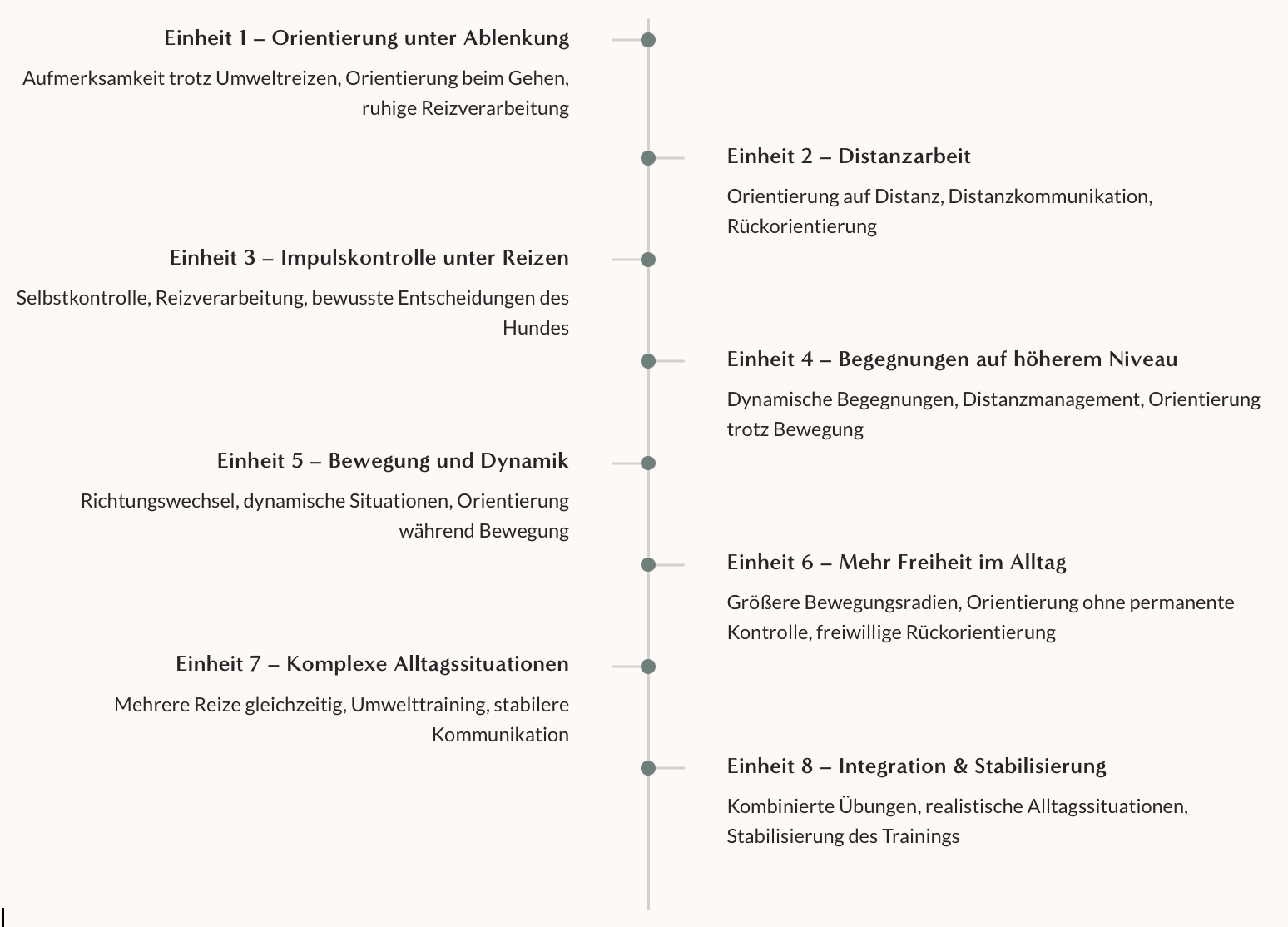 Aufbau Mindful Lead Advanced Kurs